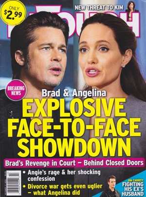 Illustration for article titled This Week In Tabloids: Angelina Dumped Brad For a Mysterious Billionaire?!